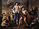 Nicolas Poussin Wall Art - The victorious David